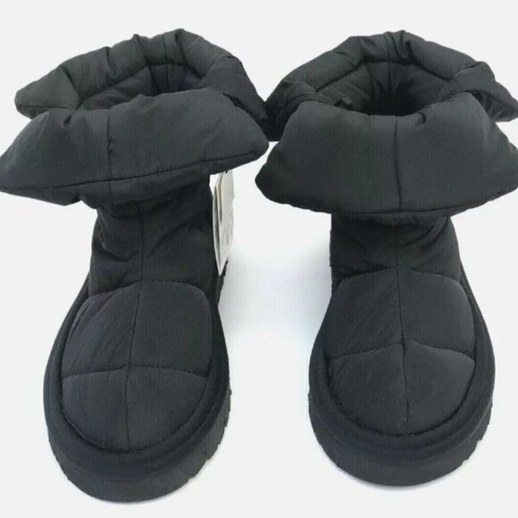 Zara Padded Black Ankle Booties - Picture 4 of 7